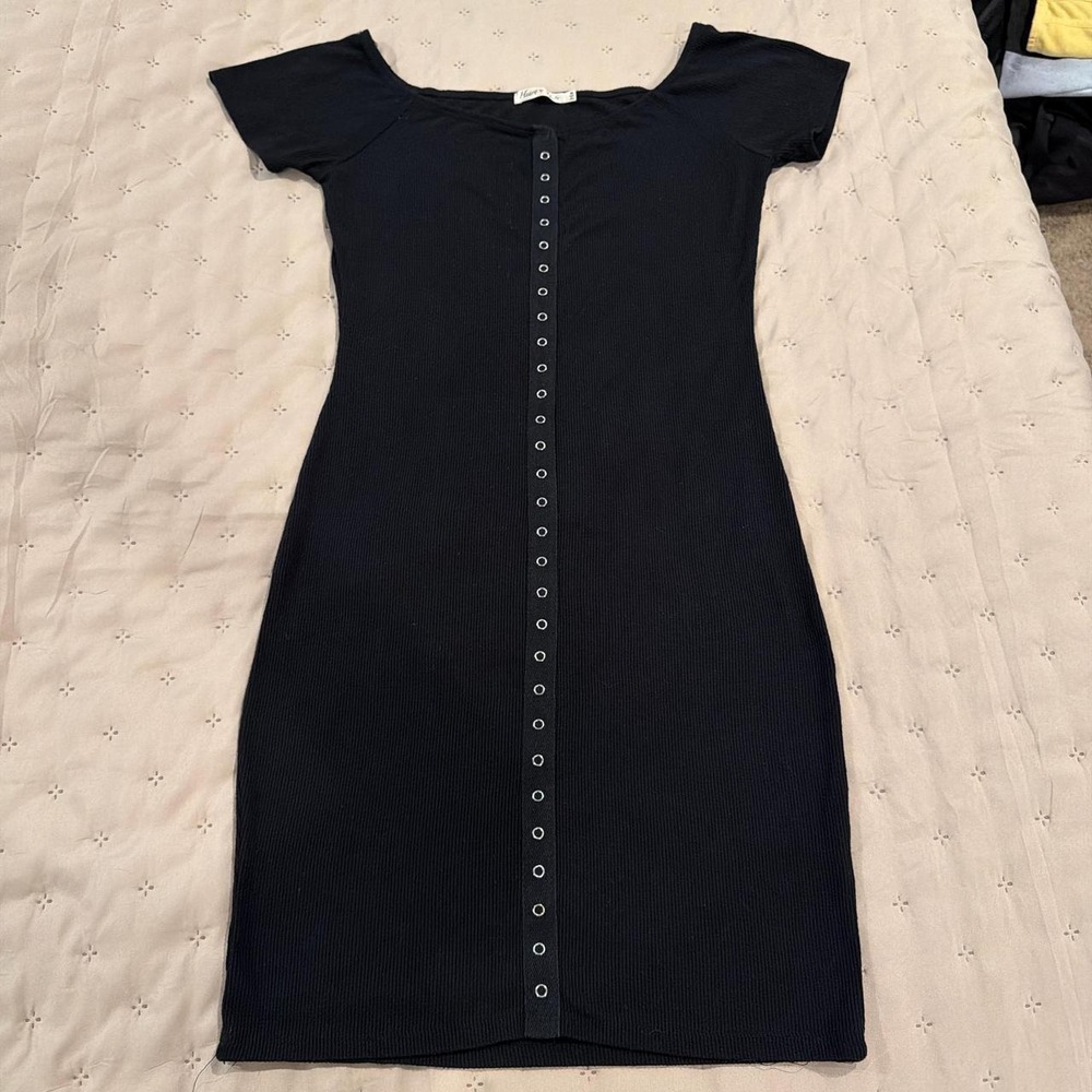 Black Mini Dress - Picture 3 of 7